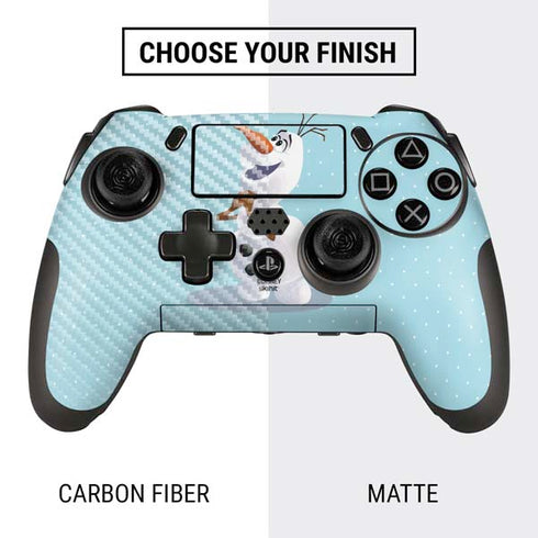 Disney Frozen Olaf Polka Dots PlayStation Scuf Vantage 2 Controller Skin